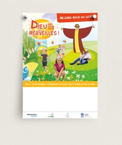 Dieu fait pour nous des merveilles ! / Affiche rentrée KT - A5 - Médiaclap édition